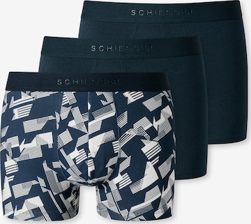 SCHIESSER Boxershorts in Blauw: voorkant