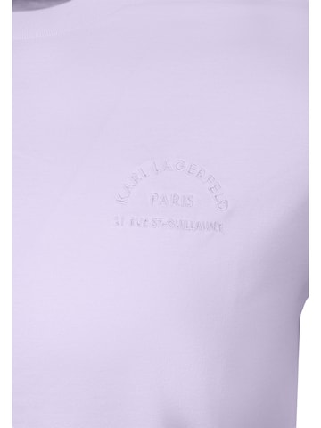 T-Shirt Karl Lagerfeld en violet