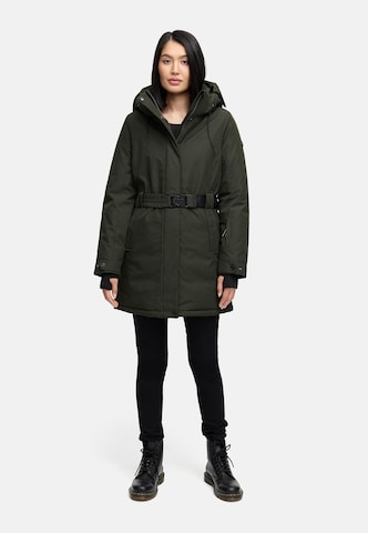 Manteau d’hiver 'Frostkuss 14' NAVAHOO en vert : devant