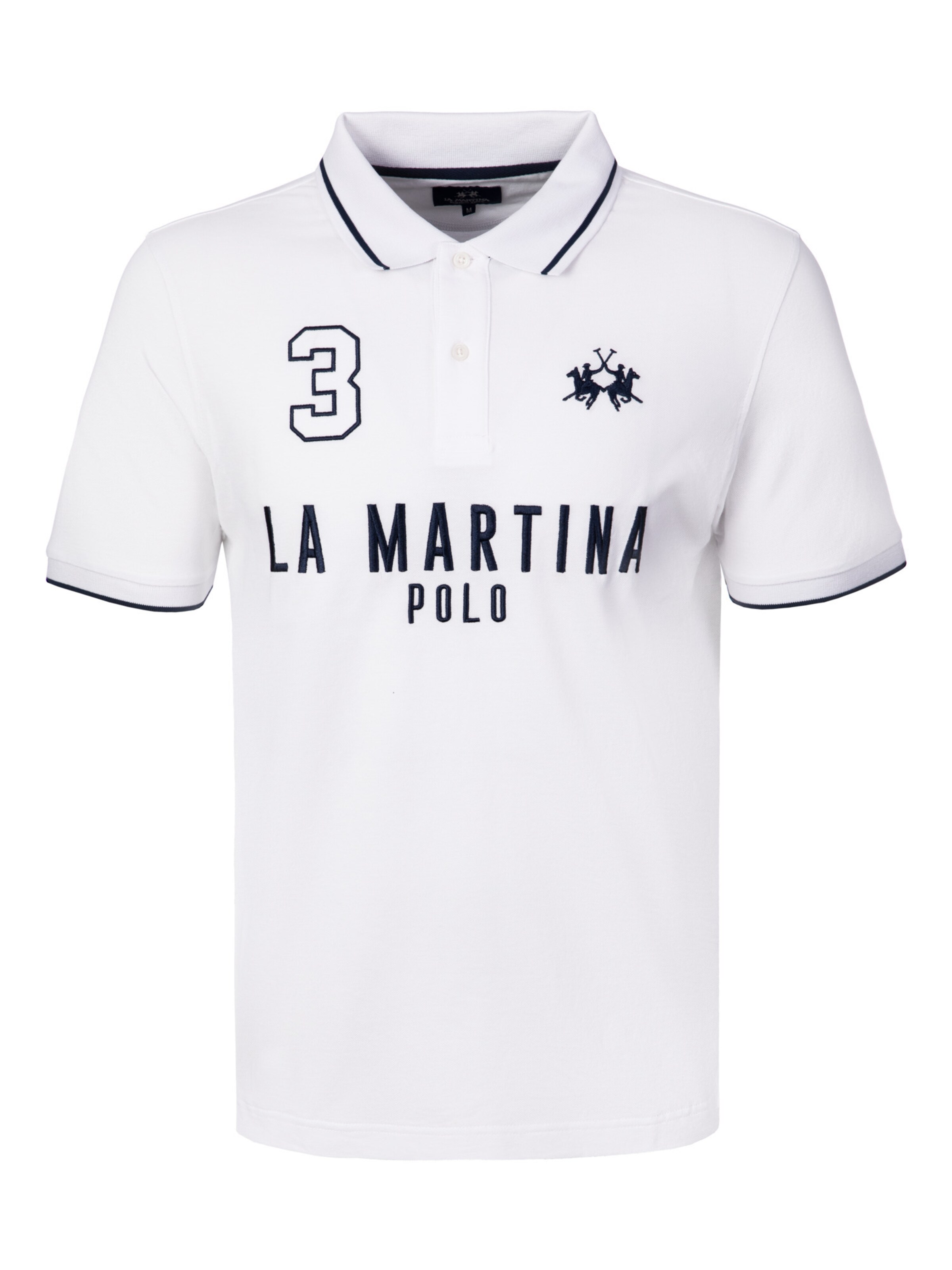 T-Shirt La Martina en blanc : devant