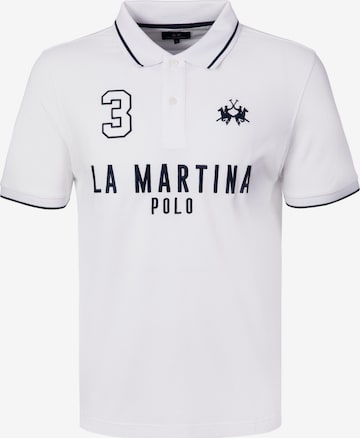 La Martina - Camiseta en blanco: frente