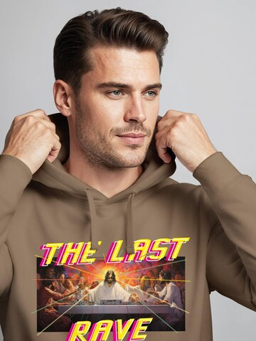 Neverless Sweatshirt 'The Last Rave' in Brown