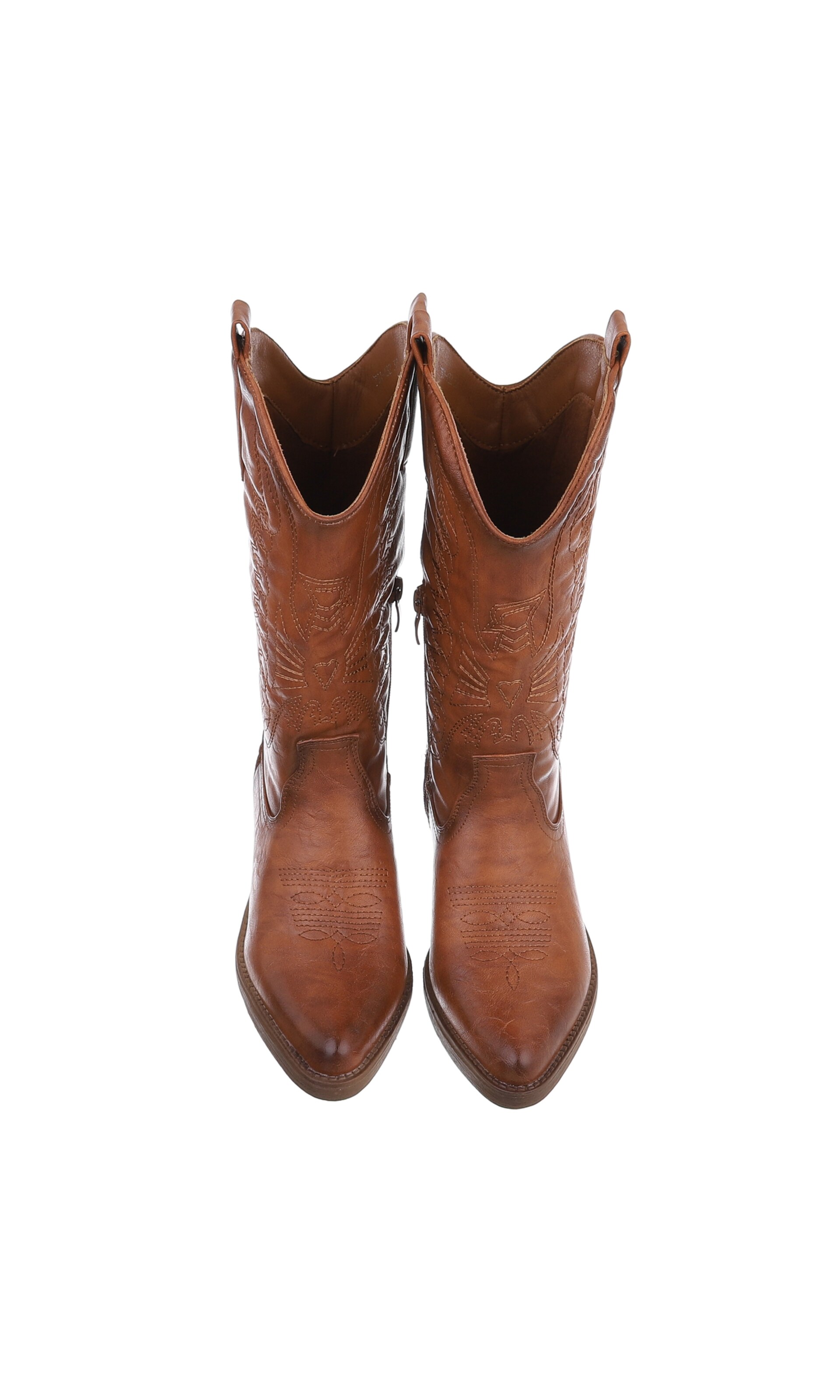 Ital-Design Cowboy Boots in Brown