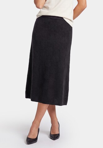Jupe usha BLACK LABEL en noir : devant
