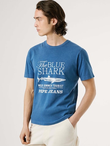 Pepe Jeans Shirt 'Mali Tee' in Blue