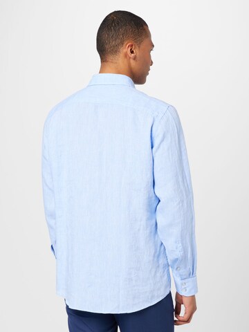 OLYMP Regular fit Button Up Shirt in Blue