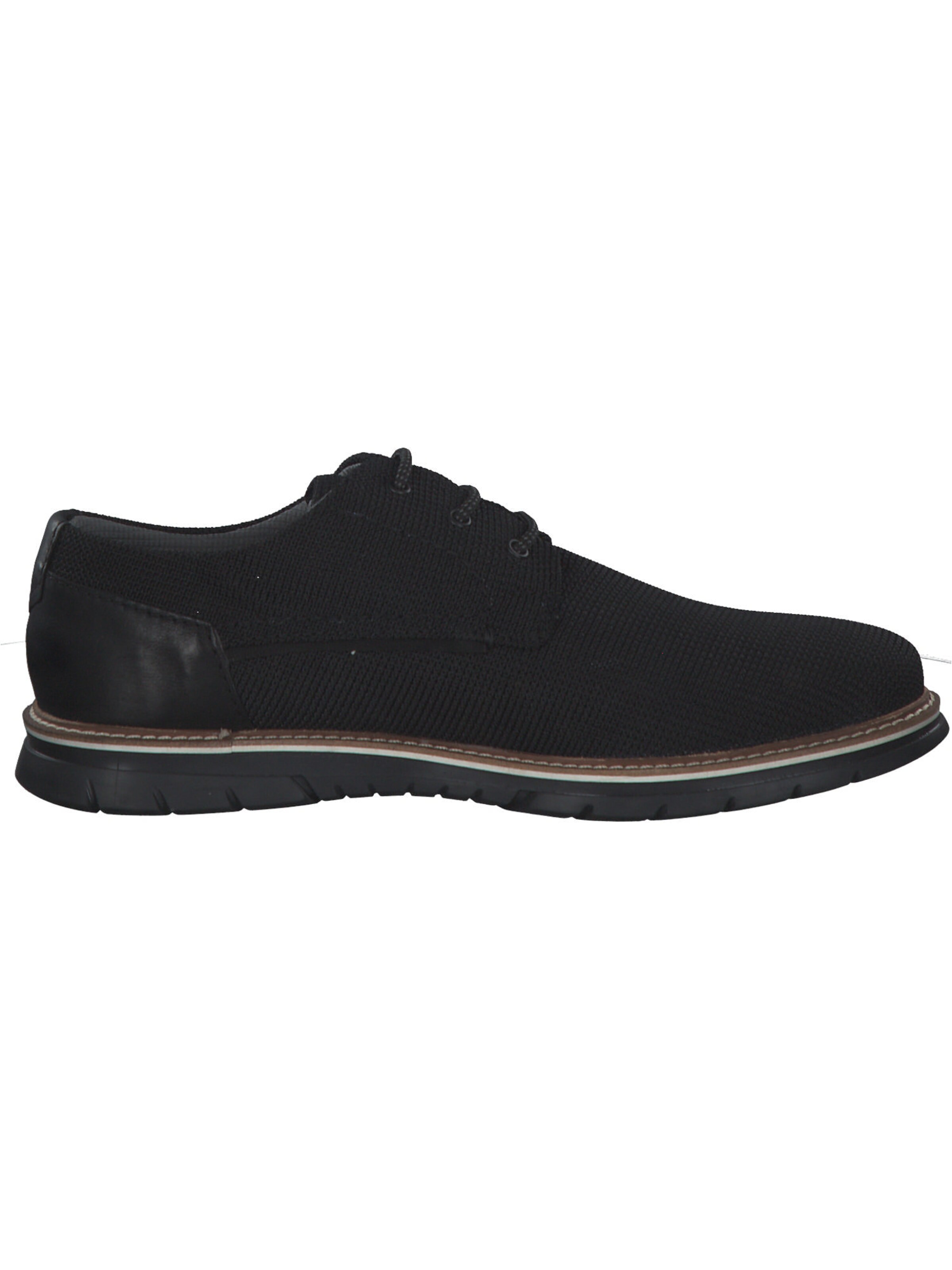bugatti Athletic lace-up shoe 'Sammy Comfort AER03' in Black