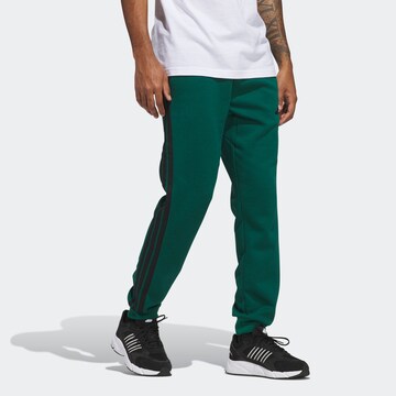 ADIDAS SPORTSWEAR Tapered Sports trousers 'Essentials' in Green