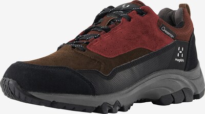 Haglöfs Lage schoen 'Skuta Proof Eco' in de kleur Bruin / Wijnrood / Zwart / Wit, Productweergave