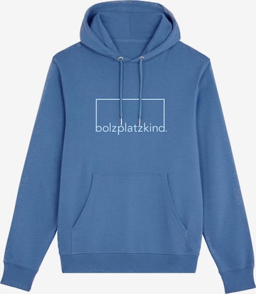 Bolzplatzkind Sweatshirt in Blue: front