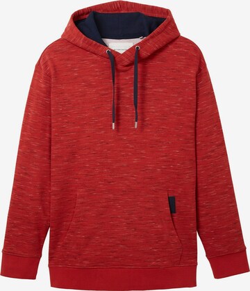 TOM TAILOR Men + - Sudadera en rojo: frente