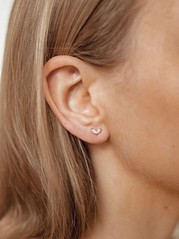 Dear Me Earrings 'Flourish' in Gold: front