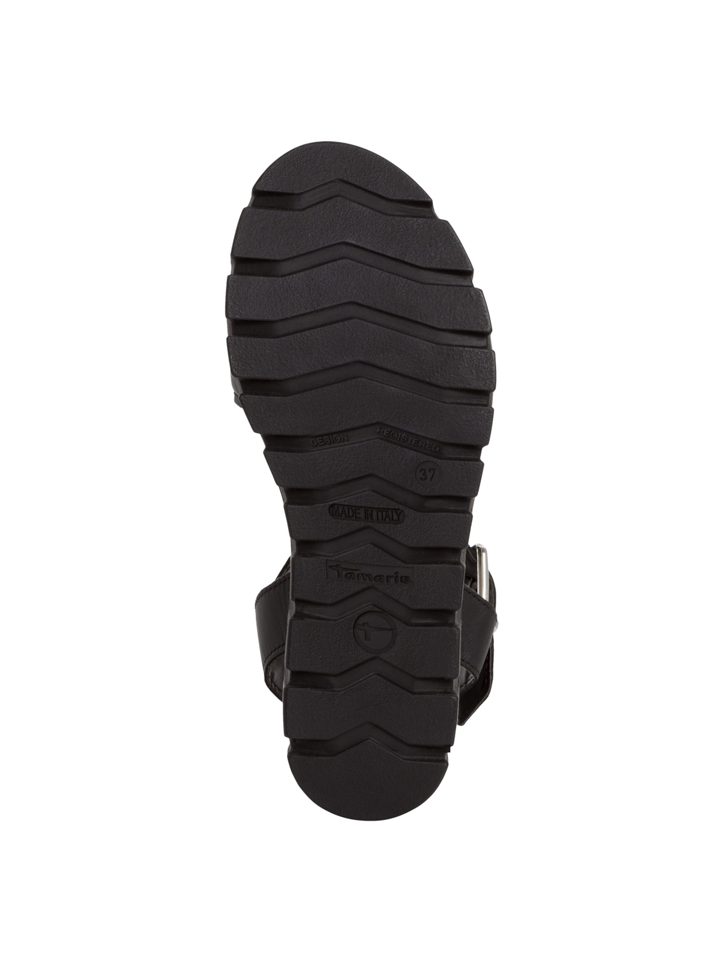 Sandales à lanières Tamaris en noir