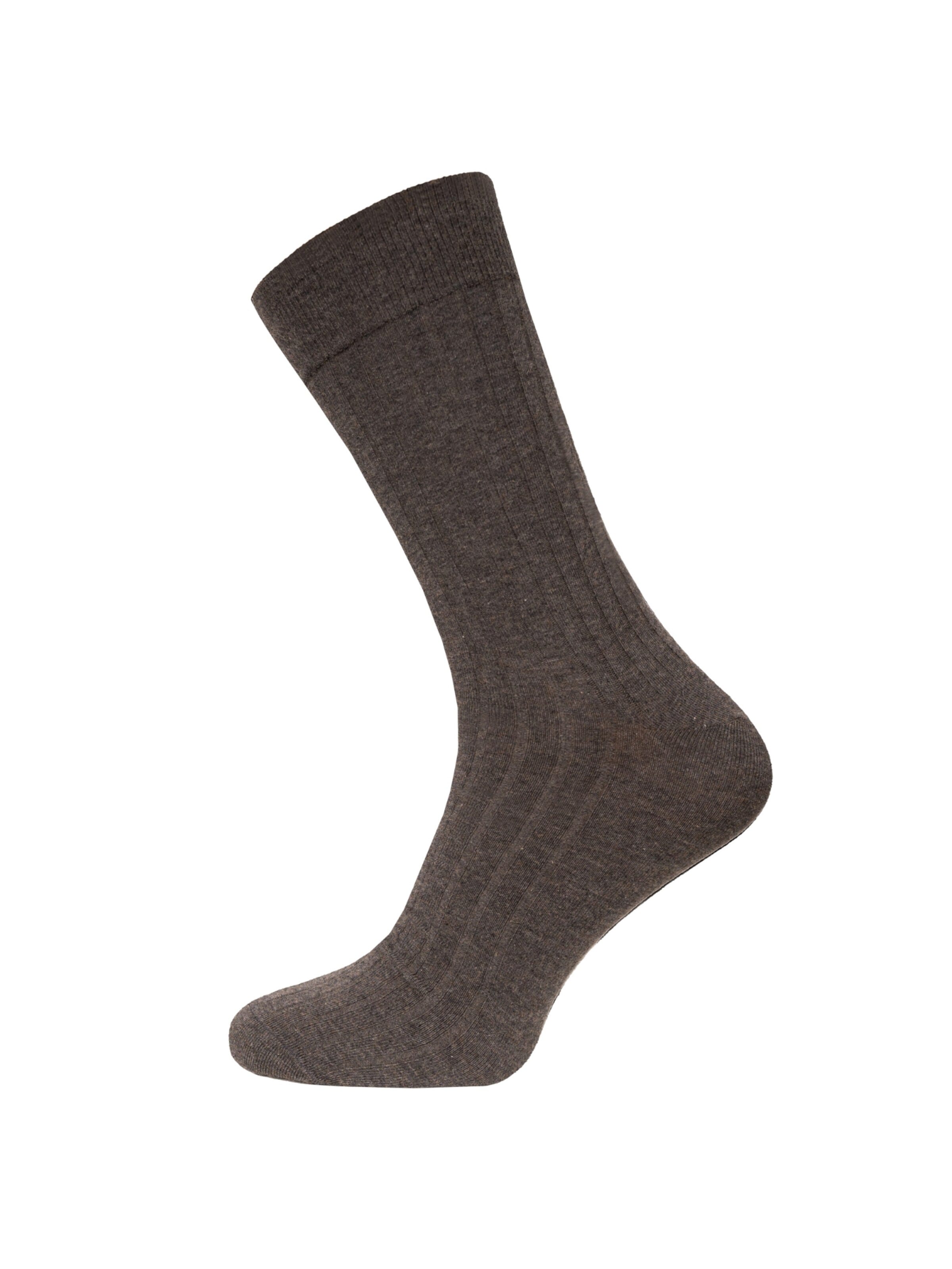 HomeOfSocks Socken 'Ein Paar Bio Baumwoll Kamelhaar Basic Business Wollsocke - Extra Weich und Angenehmer Halt'‌‌‌ in Grau