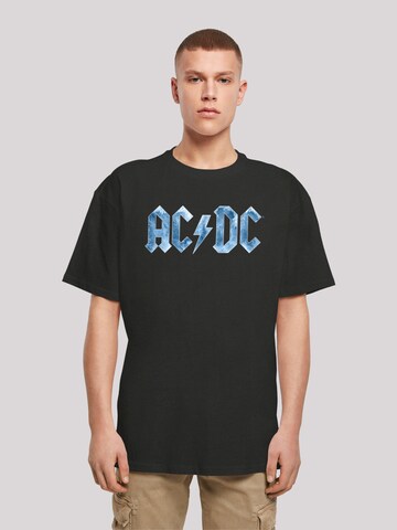 T-Shirt 'ACDC' F4NT4STIC en noir : devant