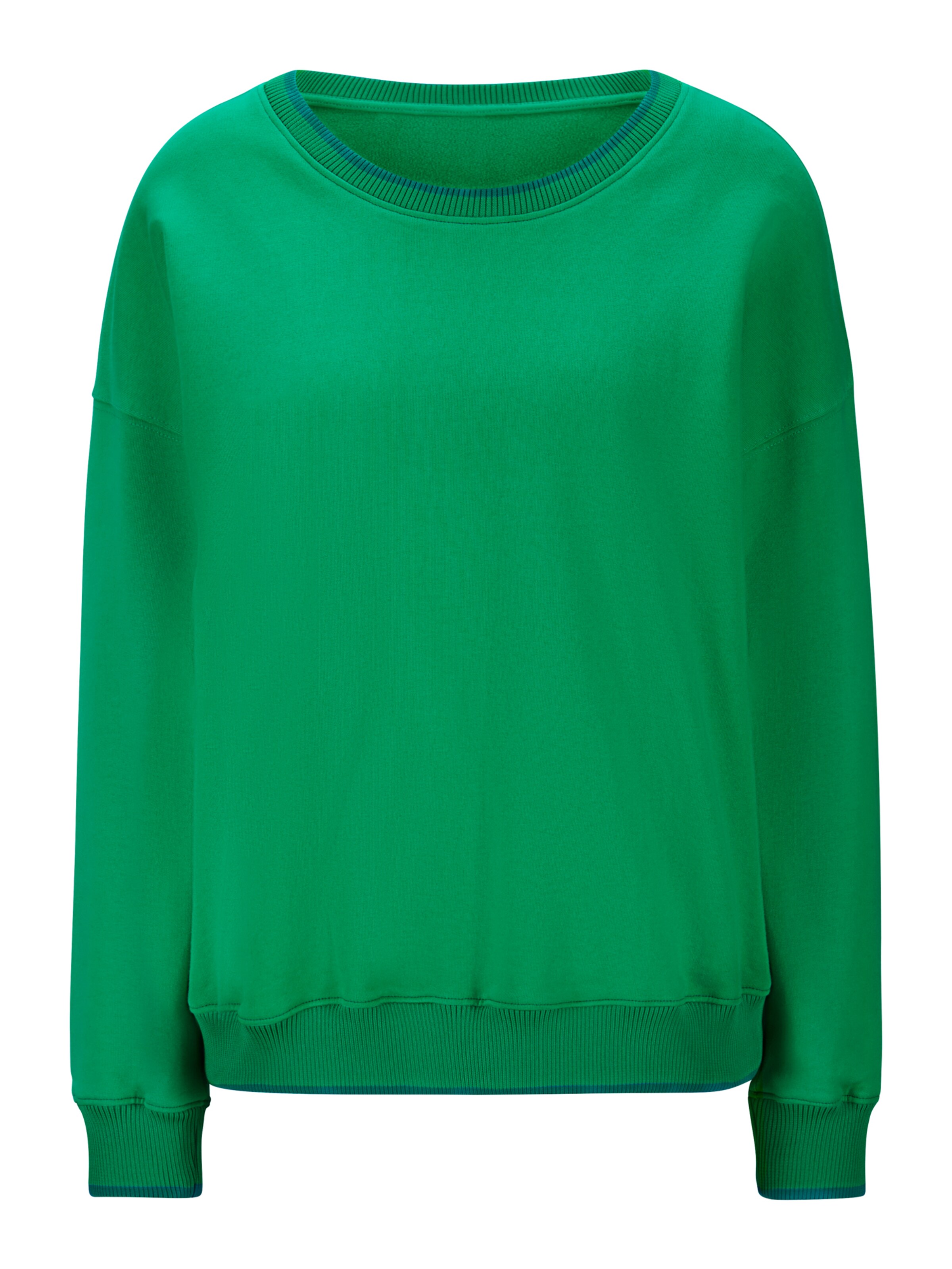 heine Sweatshirt in Grün: Vorderseite