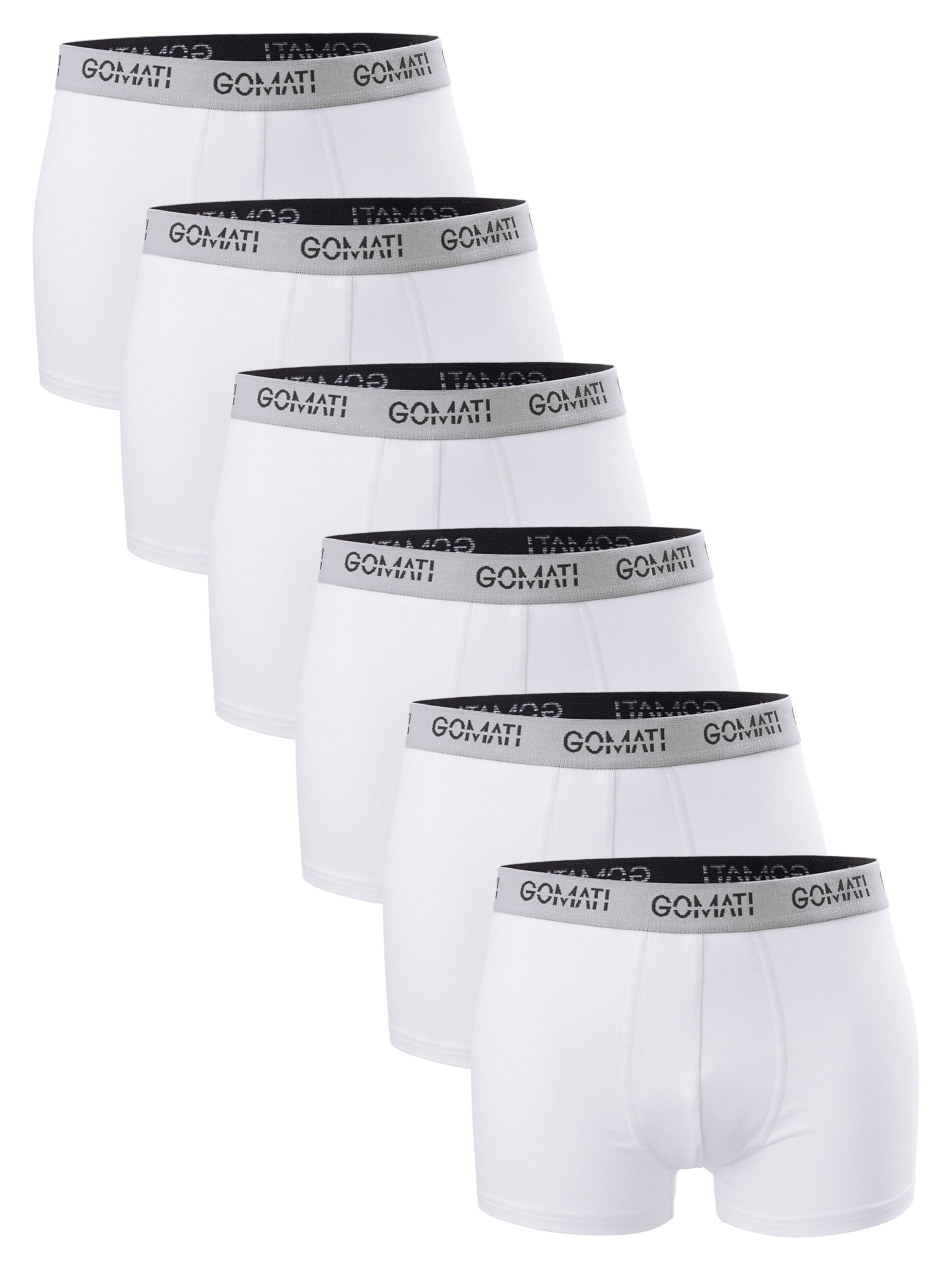 Gomati Boxershorts 'Cotton Comfort'‌ in Weiß: Vorderseite
