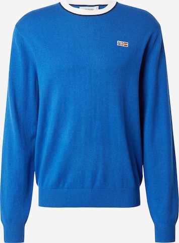 mėlyna NAPAPIJRI Megztinis 'DONORI C 4': priekis