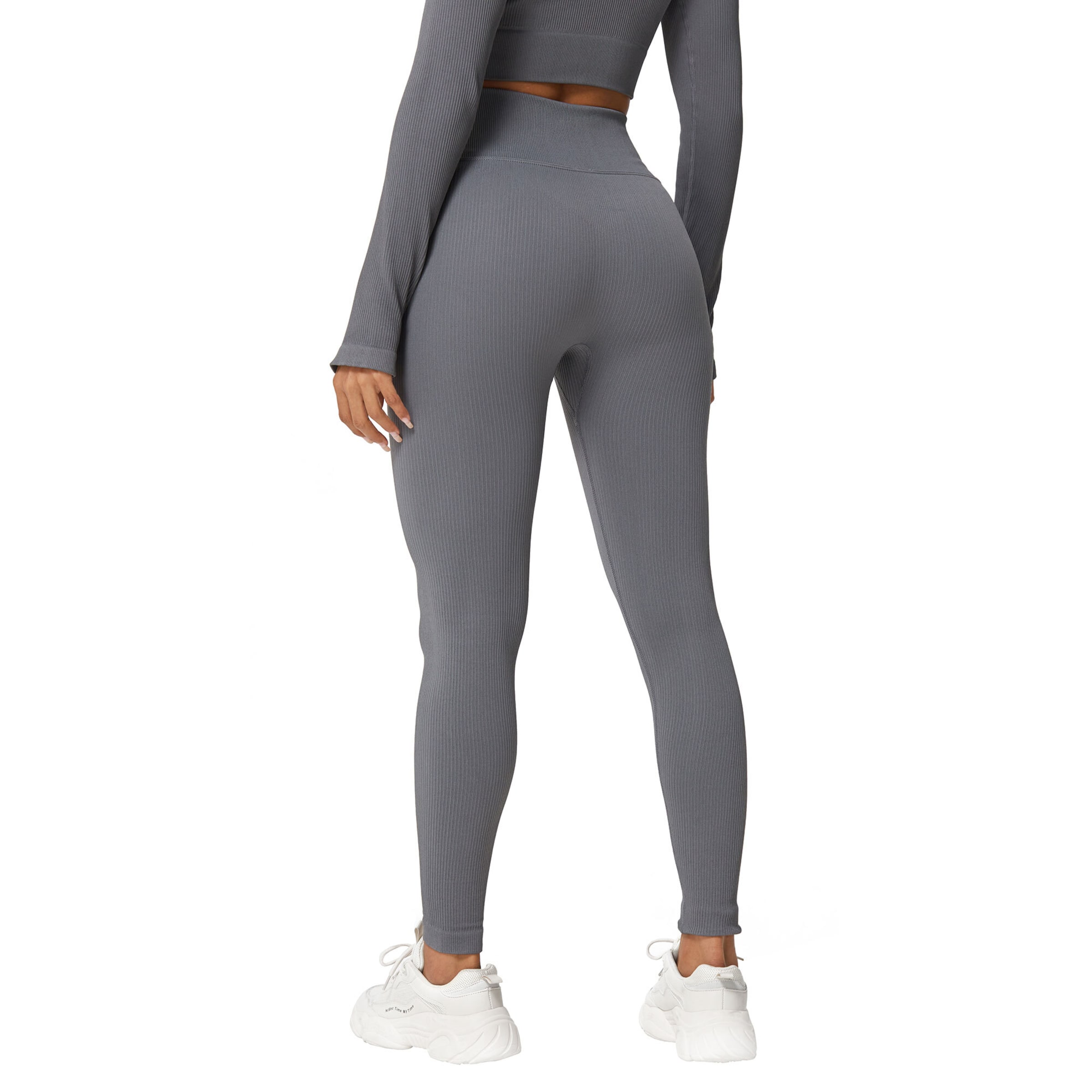 Skinny Pantalon de sport 'Runway' YEAZ en gris