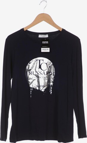 Trussardi Top & Shirt in XL in Blue: front