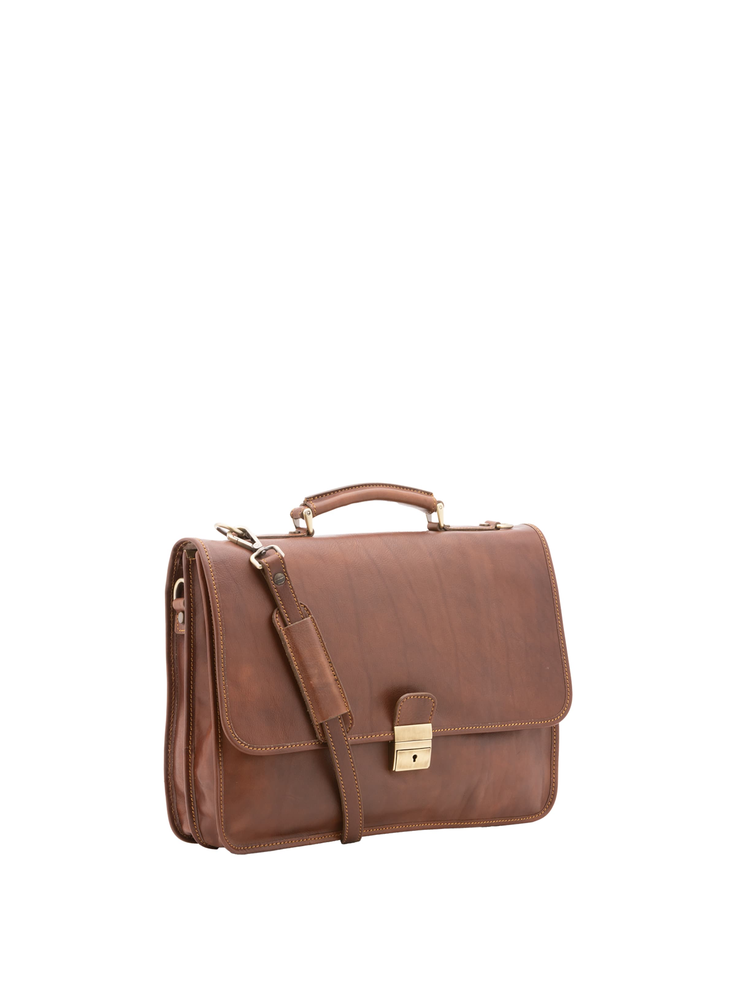 Viola Castellani Handtasche in Braun: Vorderseite