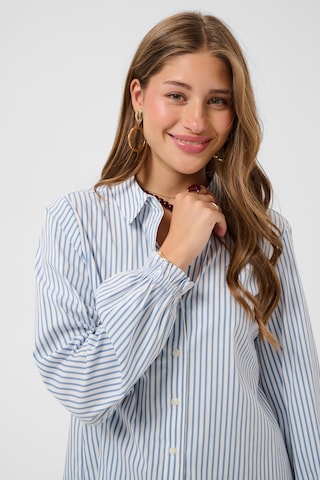 Cream Shirt in Blue