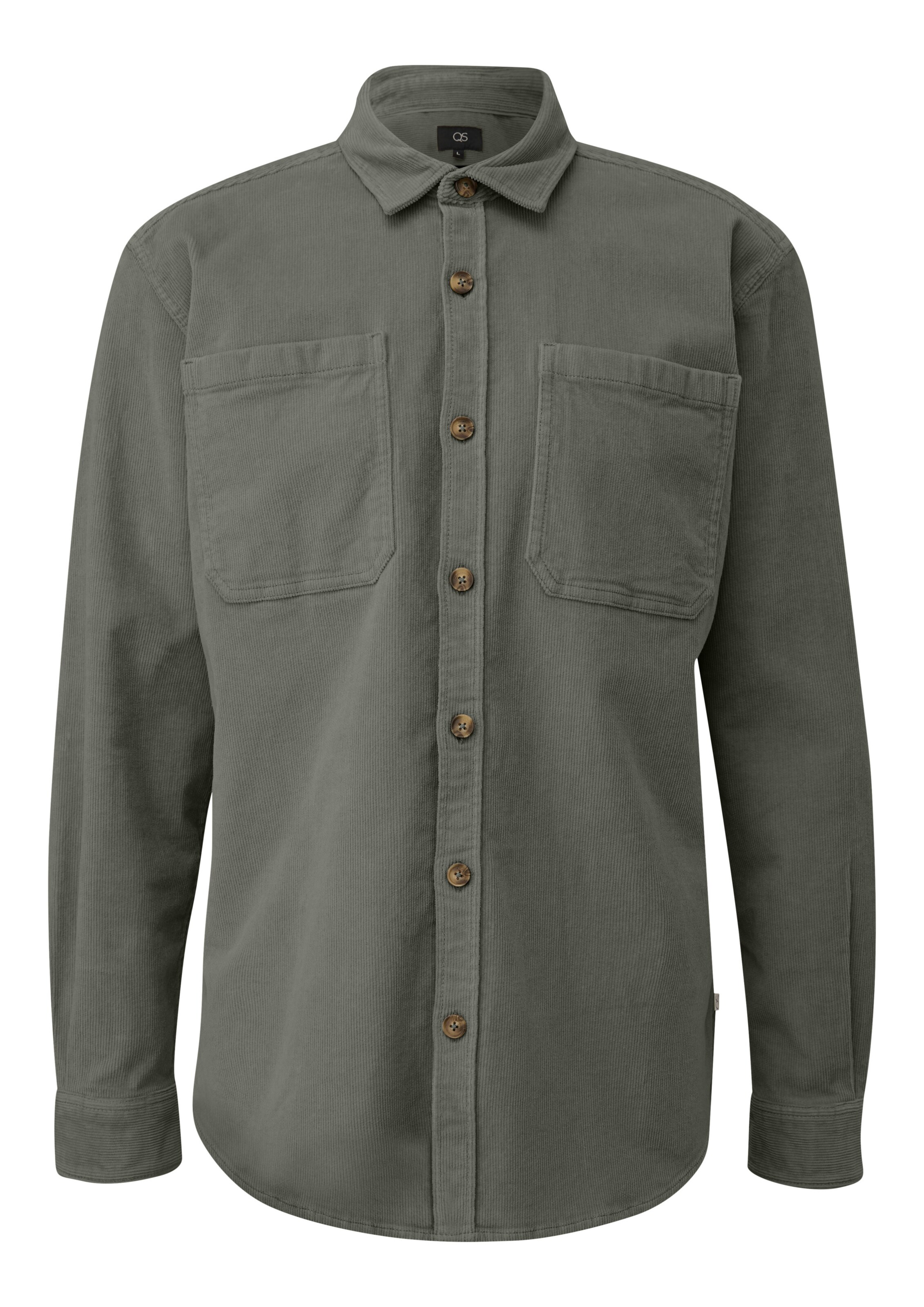 QS Chemise en olive, Vue avec produit