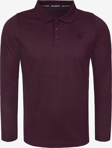 T-Shirt Karl Lagerfeld en rouge : devant