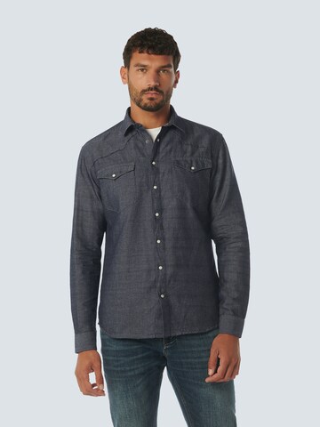 Coupe regular Chemise No Excess en gris : devant