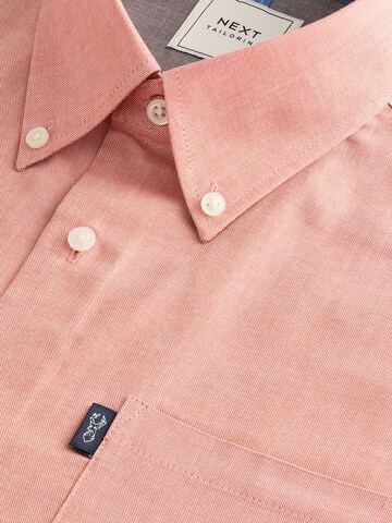 Next Regular fit Button Up Shirt in Pink