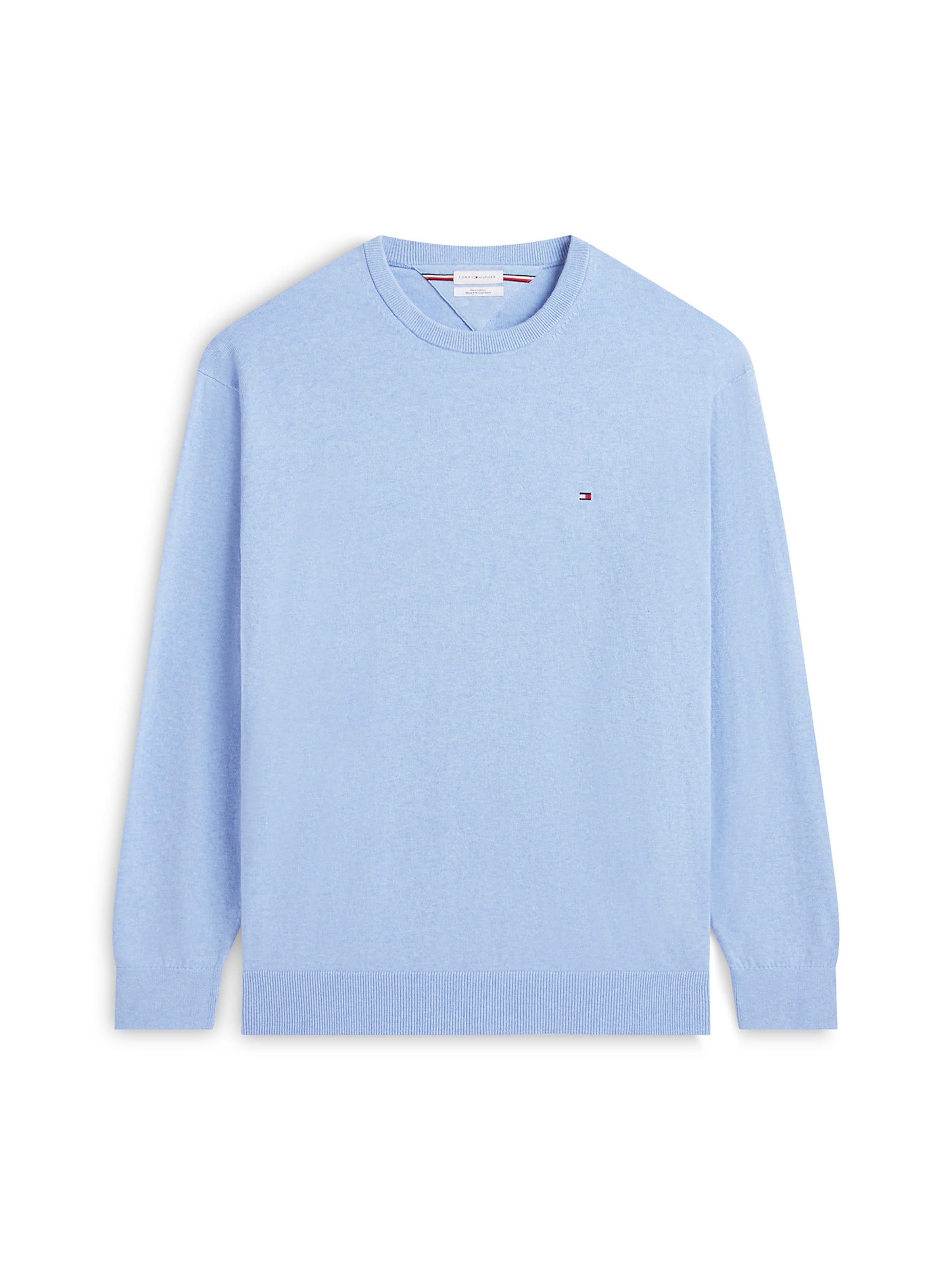 Pull-over Tommy Hilfiger Big & Tall en bleu : devant