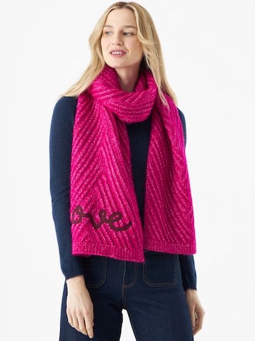 Écharpe CODELLO en rose : devant