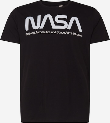 Hailys Men T-Shirt 'Nasa' in Schwarz: predná strana