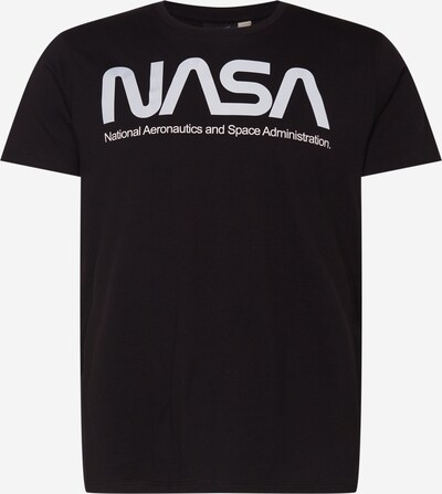 Hailys Men Koszulka 'Nasa' w kolorze czarny / białym, Podgląd produktu