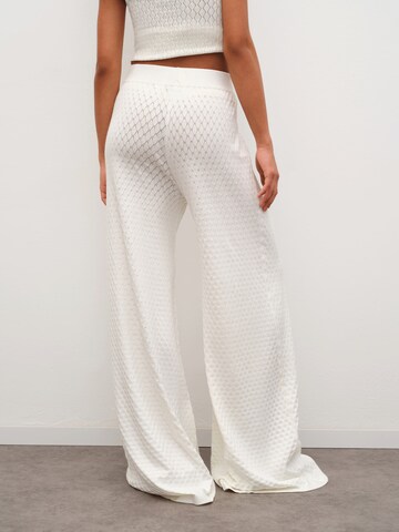 RÆRE by Lorena Rae Wide leg Trousers in White