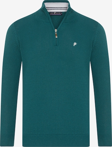 DENIM CULTURE - Pullover 'Maddox' em verde: frente