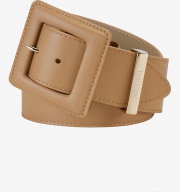 Nicowa Belt 'Dolcewa' in Brown: front