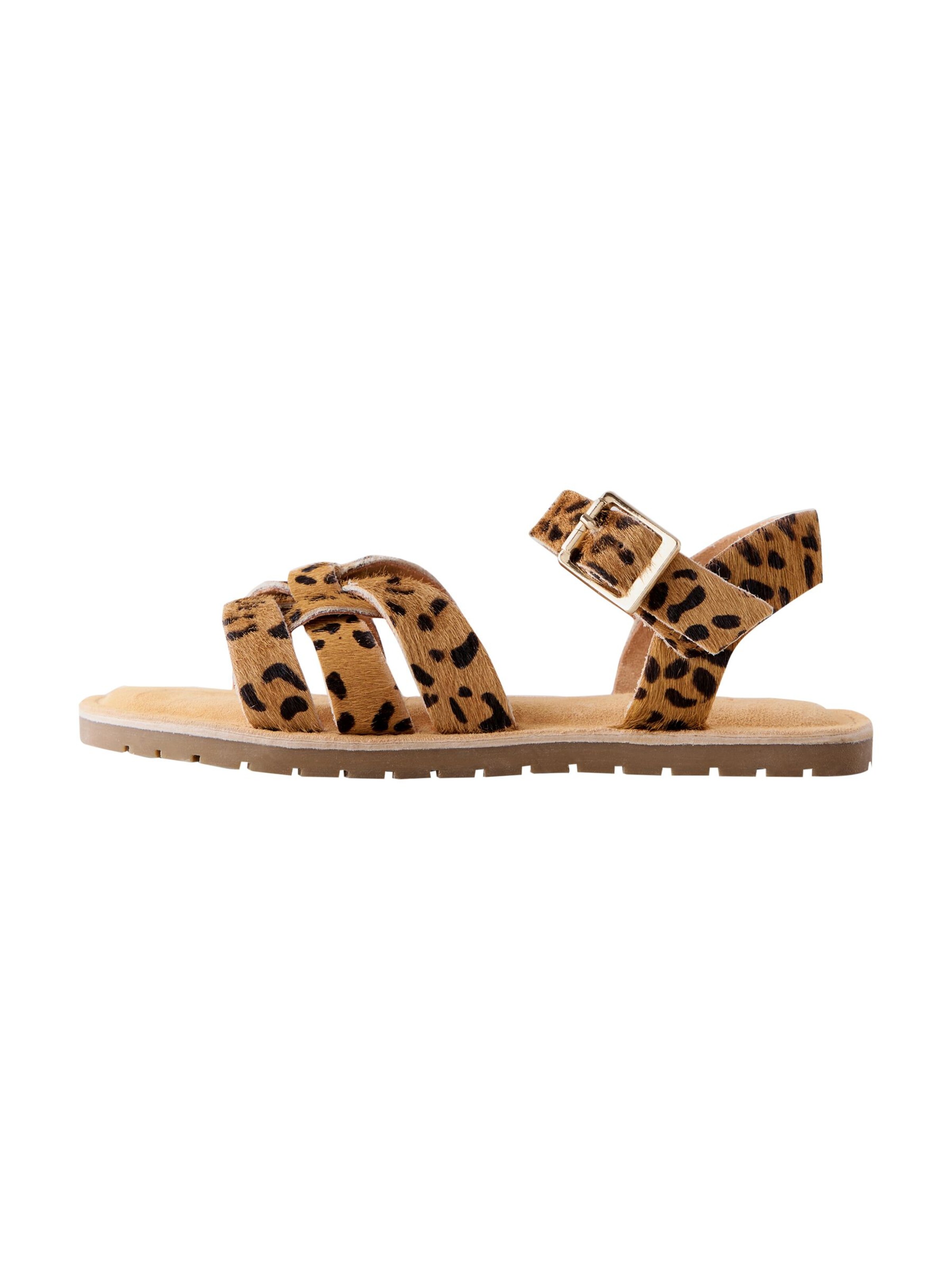Next Sandalen in Bruin: voorkant