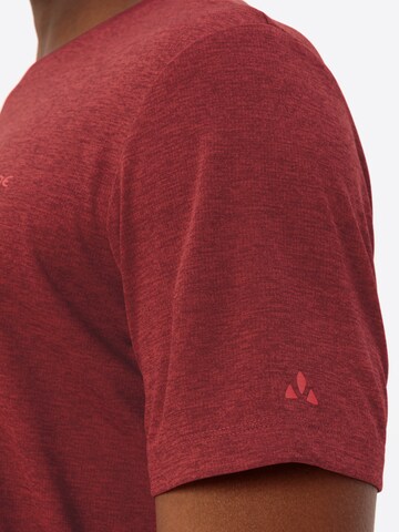 VAUDE Performance shirt 'Essential' in Red