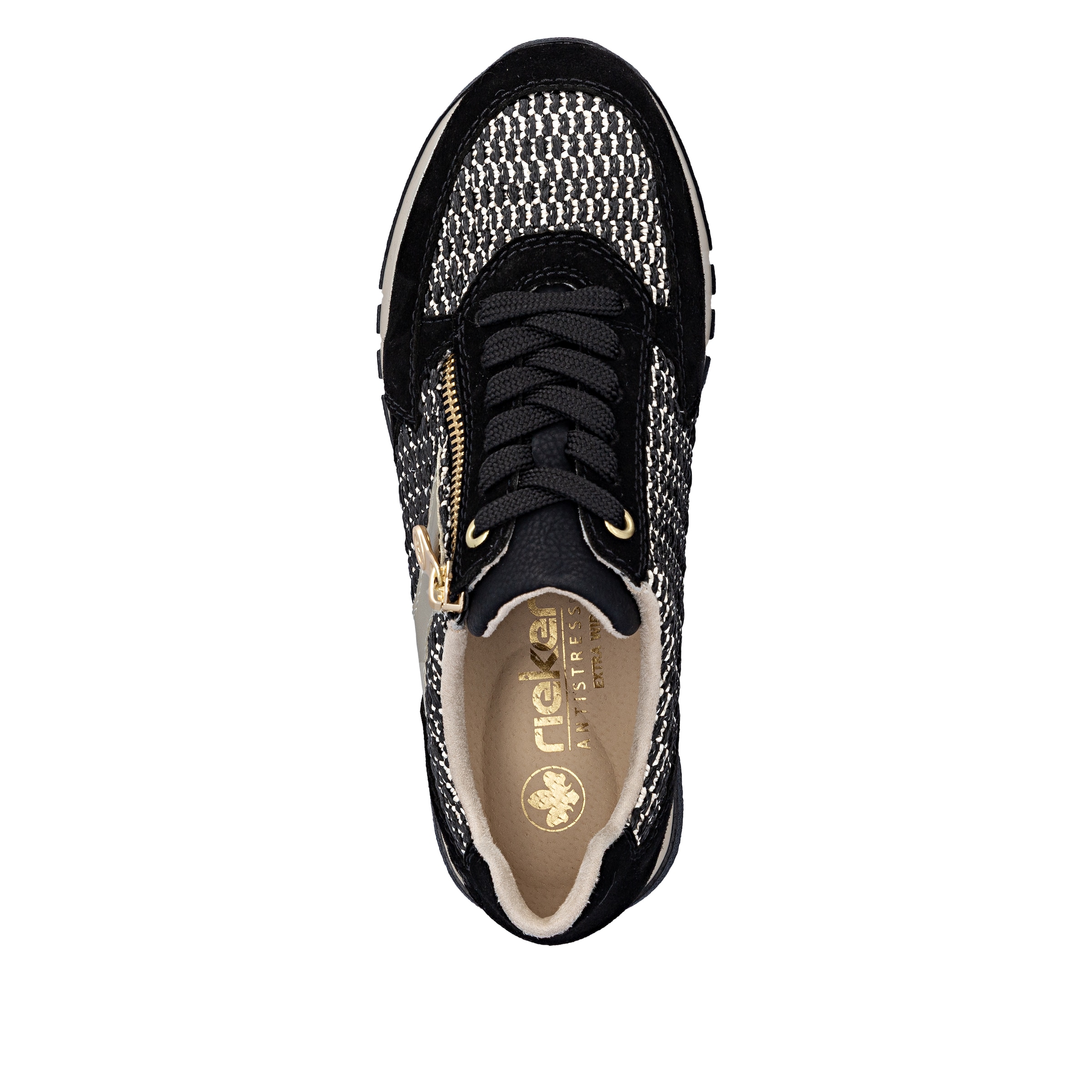 Baskets basses Rieker en noir