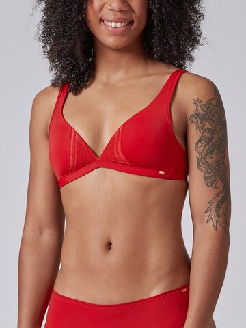 Skiny Regular BH 'Inspire Lace' in Rot