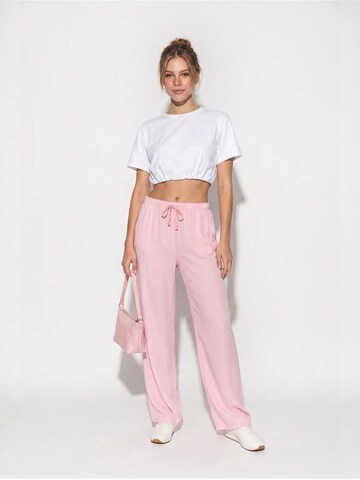 Bianco Lucci Loose fit Pants 'Hose' in Pink