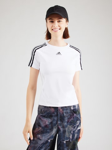 ADIDAS ORIGINALS Shirt 'TEAMGEIST' in Wit: voorkant