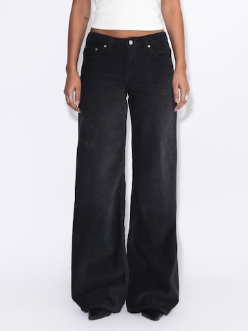 Dr. Denim Regular Jeans 'Rhue Low Wide' in Black