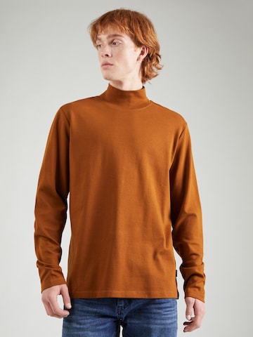 BLEND - Camiseta en marrón: frente