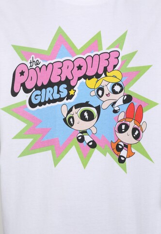 Mister Tee Tričko 'Power Puff Girls' – bílá