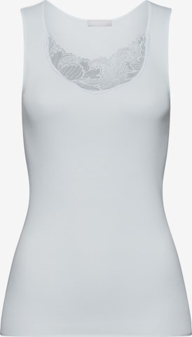 Haut ' Anne ' Hanro en bleu : devant