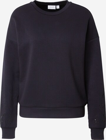 VILA Sweatshirt 'SIF' in Zwart: voorkant