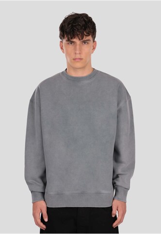 Dropsize Sweatshirt 'Raw Edges' in Grau