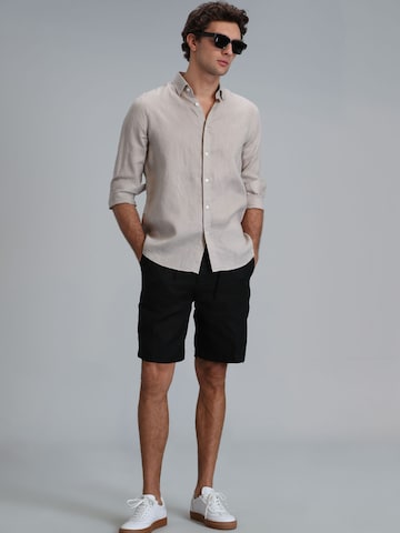 Lufian Slim fit Trousers 'ZEGLER' in Black